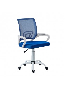 ZITA PLUS A1850 SW ΛΕΥΚΟ/ΜΠΛΕ MESH ΠΟΛΥΘΡΟΝΑ ΓΡΑΦΕΙΟΥ 62Χ52Χ43-84/50-93εκ.01.0753