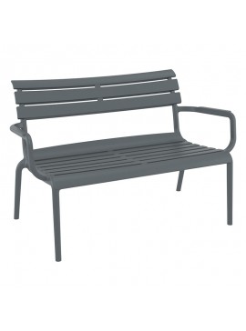 SIESTA PARIS ΚΑΝΑΠΕΣ DARK GREY 116X70X75εκ. ΠΟΛ/ΝΙΟΥ 116X70X75εκ.20.0857