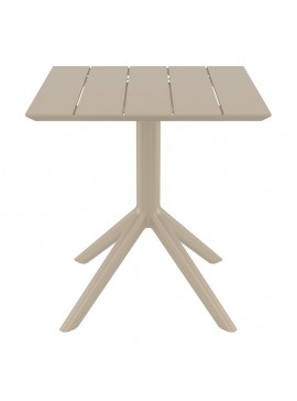 SIESTA PARIS TAUPE 70X70X74εκ. ΤΡΑΠΕΖΙ ΠΟΛ/ΝΙΟΥ 70X70X74εκ.20.0864