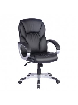 ZITA PLUS A9110 ΜΑΥΡO PU ΠΟΛΥΘΡΟΝΑ ΓΡΑΦΕΙΟΥ 65.5X69X46-108/56-118εκ.01.0386