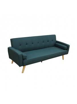 ZITA PLUS RONY GREEN ΥΦΑΣΜΑ ΚΑΝΑΠΕΣ-ΚΡΕΒΑΤΙ 179X80εκ. ΚΑΝΑΠΕΣ 179Χ80Χ75εκ.- ΚΡΕΒΑΤΙ 161Χ94Χ38εκ.40.0081