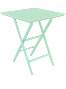 SIESTA HELEN OPALINE GREEN 60Χ60X74εκ. ΤΡΑΠΕΖΙ ΠΤΥΣ/ΝΟ ΠΟΛ/ΝΙΟΥ 60Χ60X74εκ.20.0897