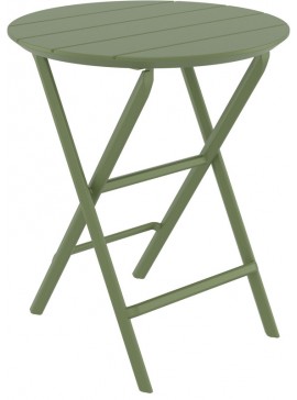 SIESTA HELEN OLIVE GREEN Φ60X74εκ. ΤΡΑΠΕΖΙ ΠΤΥΣ/ΝΟ ΠΟΛ/ΝΙΟΥ Φ60X74εκ.20.0902