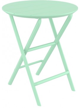 SIESTA HELEN OPALINE GREEN Φ60X74εκ. ΤΡΑΠΕΖΙ ΠΤΥΣ/ΝΟ ΠΟΛ/ΝΙΟΥ Φ60X74εκ.20.0904