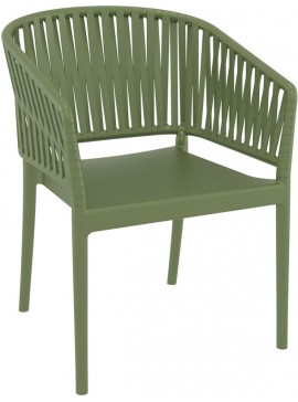 SIESTA PORTOFINO OLIVE GREEN ΠΟΛΥΘΡΟΝΑ ΠΟΛ/ΝΙΟΥ 58X58X80εκ.20.0874