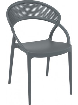 SIESTA SUNSET DARK GREY ΚΑΡΕΚΛΑ ΠΟΛ/ΝΙΟΥ 54Χ56Χ82εκ.20.0192