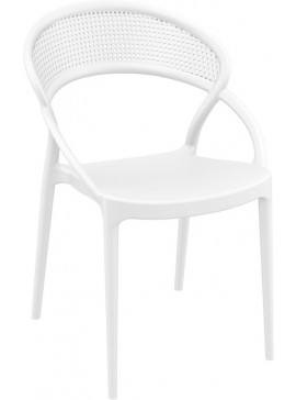 SIESTA SUNSET WHITE ΚΑΡΕΚΛΑ ΠΟΛ/ΝΙΟΥ 54Χ56Χ82εκ.20.0194