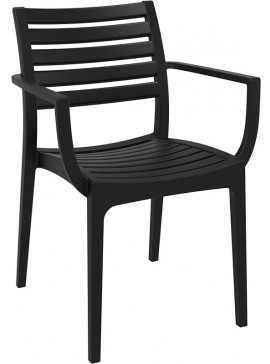 SIESTA ARTEMIS BLACK ΠΟΛΥΘΡΟΝΑ ΠΟΛ/ΝΙΟΥ 58X58X83.5εκ.20.0328