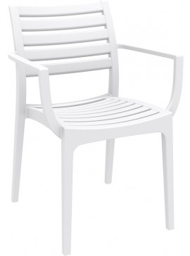SIESTA ARTEMIS WHITE ΠΟΛΥΘΡΟΝΑ ΠΟΛ/ΝΙΟΥ 58X58X83.5εκ.20.0332