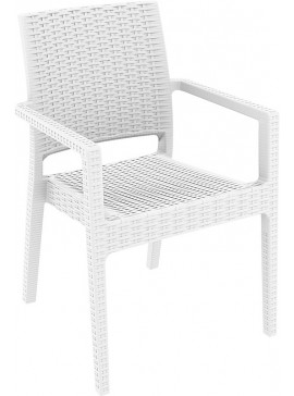 SIESTA IBIZA WHITE ΠΟΛΥΘΡΟΝΑ ΠΟΛ/ΝΙΟΥ 58Χ59Χ87εκ.53.0012
