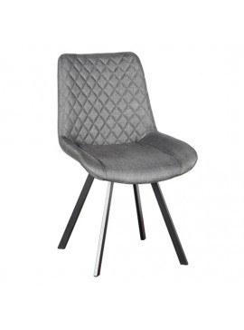 ZITA PLUS ALESIA S GREY ΥΦΑΣΜΑ ΚΑΡΕΚΛΑ ΜΕΤΑΛΛΙΚΗ 53X61X52-86εκ.11.1310