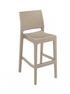  Siesta   Jamaica/S* Barstool Cappucino  metax-01-00-0520 διάστ.51.0000 x 40.0000 x 108.0000