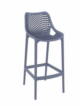  Siesta   Air/S-75* Barstool Dark Grey PL  metax-01-00-0534 διάστ.53.0000 x 45.0000 x 105.0000