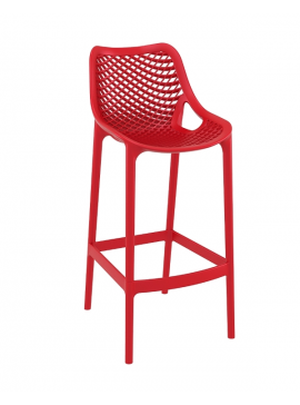  Siesta   Air/S-75* Barstool Red PL  metax-01-00-0535 διάστ.53.0000 x 45.0000 x 105.0000
