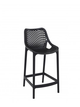  Siesta   Air/S-65* Barstool Black PL  metax-01-00-0683 διάστ.51.0000 x 44.0000 x 95.0000