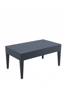  Siesta   Pacific/T* Dark Grey 92Χ52cm Table  metax-01-00-0686 διάστ.92.0000 x 53.0000 x 45.0000