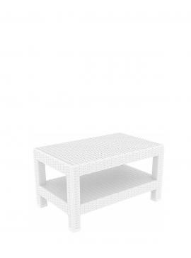  Siesta   Monaco/ST White 92x57cm* Table  metax-01-00-0707 διάστ.92.0000 x 57.0000 x 45.0000