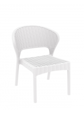  Siesta   Daytona* Armchair White  metax-01-00-0744 διάστ.61.0000 x 55.0000 x 81.0000