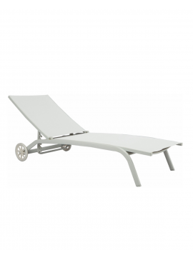  Metaxakis   Sun-Lounger Vulcano White  metax-01-00-1114 διάστ.193.0000 x 61.0000 x 92.5000