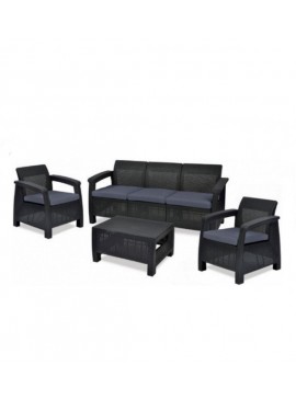 METAX-24 Corfu Triple Set Ανθρακί*  0. x 0. x 0. metax-01-00-1232