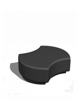 METAX-24 Παγκάκι Disk-3 Double Half Moon*  135. x 135. x 45. metax-01-00-1413