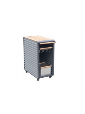  Higold   Airport/Bar Trolley Anthracite/Silver  metax-01-00-1474 διάστ.76.5000 x 40.0000 x 88.0000