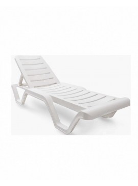 METAX-24 Ξαπλώστρα Lara/SL Λευκή*  190. x 60. x 29. metax-01-00-1556