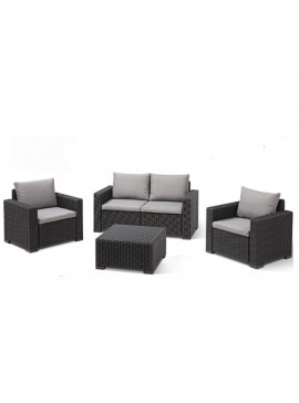 METAX-24 California-2 Lounge Set Ανθρακί*  0. x 0. x 0. metax-01-00-1795