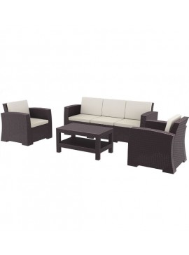  Siesta   Monaco/ST-3* Lounge Set Brown  metax-01-00-1803 διάστ.0.0000 x 0.0000 x 0.0000