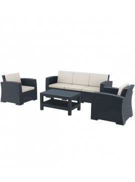  Siesta   Monaco/ST-3* Lounge Set Anthracite  metax-01-00-1804 διάστ.0.0000 x 0.0000 x 0.0000