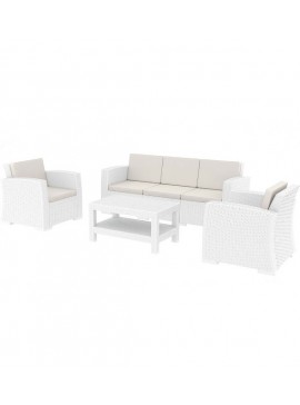  Siesta   Monaco/ST-3* Lounge Set White  metax-01-00-1805 διάστ.0.0000 x 0.0000 x 0.0000