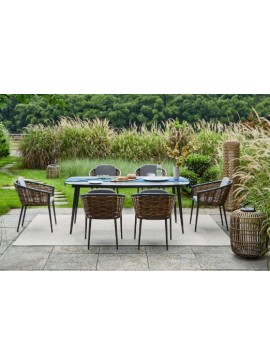 Artie   Musses Rattan/D7 Dining Set Anthracite  metax-01-00-2072 διάστ.0.0000 x 0.0000 x 0.0000