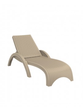  Siesta   Tropic* Sun-Lounger Cappuccino  metax-01-00-2170 διάστ.187.0000 x 73.0000 x 44.0000