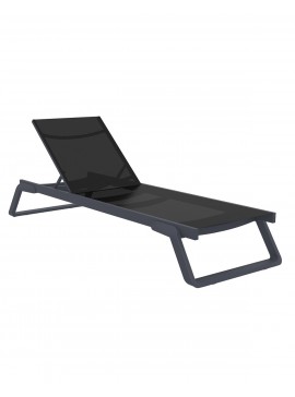  Siesta   Tropic-2* Sun-Lounger Dark Grey-Black  metax-01-00-2354 διάστ.210.0000 x 72.0000 x 31.0000