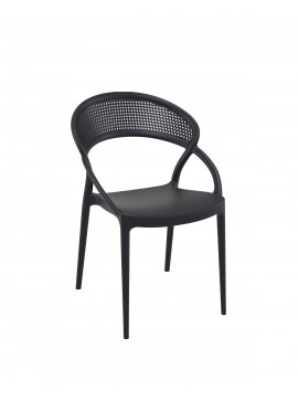  Siesta   Sunset/PL* Chair Black  metax-01-00-2468 διάστ.56.0000 x 54.0000 x 82.0000