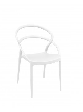  Siesta   Pia/PL Chair White*  metax-01-00-2488 διάστ.56.0000 x 54.0000 x 82.0000