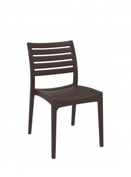  Siesta   Ares/PL* Chair Brown  metax-01-00-2492 διάστ.58.0000 x 48.0000 x 82.0000