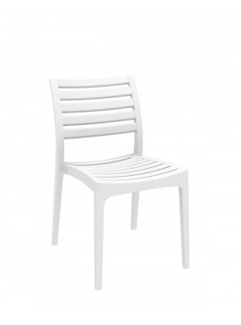  Siesta   Ares/PL* Chair White  metax-01-00-2493 διάστ.58.0000 x 48.0000 x 82.0000