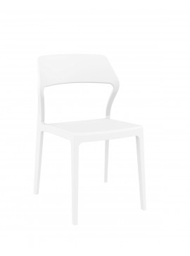  Siesta   Snow/PL* Chair White  metax-01-00-2502 διάστ.56.0000 x 52.0000 x 83.0000