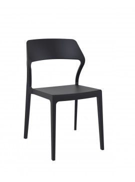  Siesta   Snow/PL* Chair Black  metax-01-00-2503 διάστ.56.0000 x 52.0000 x 83.0000