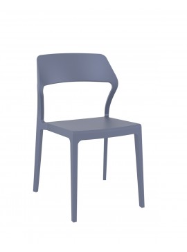  Siesta   Snow/PL* Chair Dark Grey  metax-01-00-2504 διάστ.56.0000 x 52.0000 x 83.0000