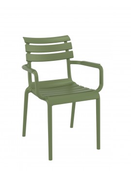  Siesta   Paris/ST* Armchair Olive Green  metax-01-00-2539 διάστ.59.0000 x 58.0000 x 84.0000