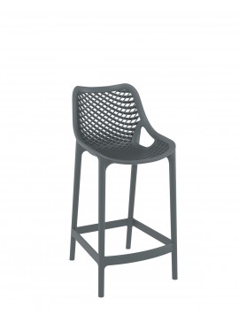 Siesta   Air/S-65* Barstool Dark Grey PL  metax-01-00-2548 διάστ.51.0000 x 44.0000 x 95.0000