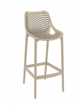  Siesta   Air/S-75* Barstool Taupe PL  metax-01-00-2551 διάστ.53.0000 x 45.0000 x 105.0000
