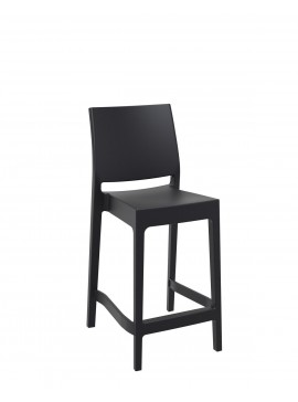  Siesta   Maya/S-65cm* Barstool Black PL  metax-01-00-2563 διάστ.50.0000 x 44.0000 x 98.0000