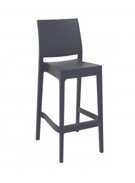  Siesta   Maya/S-75cm* Barstool Dark Grey PL  metax-01-00-2569 διάστ.51.0000 x 45.0000 x 98.0000