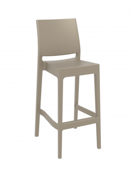  Siesta   Maya/S-75cm* Barstool Taupe PL  metax-01-00-2570 διάστ.51.0000 x 45.0000 x 98.0000