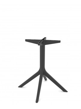    Rita/B* Resin Table Base Anthracite  metax-01-00-2691 διάστ.53.0000 x 53.0000 x 73.5000
