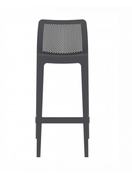    Lisa/S* Resin Barstool Anthracite  metax-01-00-2694 διάστ.49.0000 x 51.0000 x 104.0000