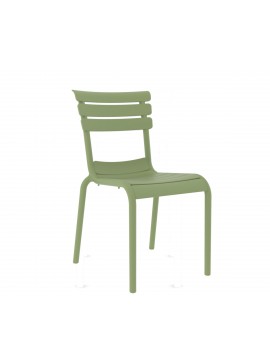    Hera/PL* Resin Chair Green  metax-01-00-2722 διάστ.58.0000 x 48.0000 x 84.0000